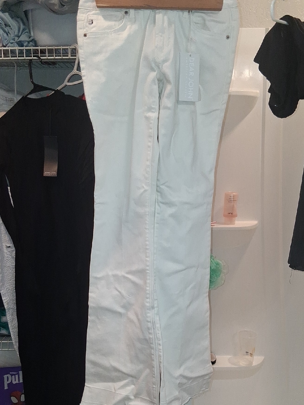 White Straight-Leg Dear John Jeans New with Tags.